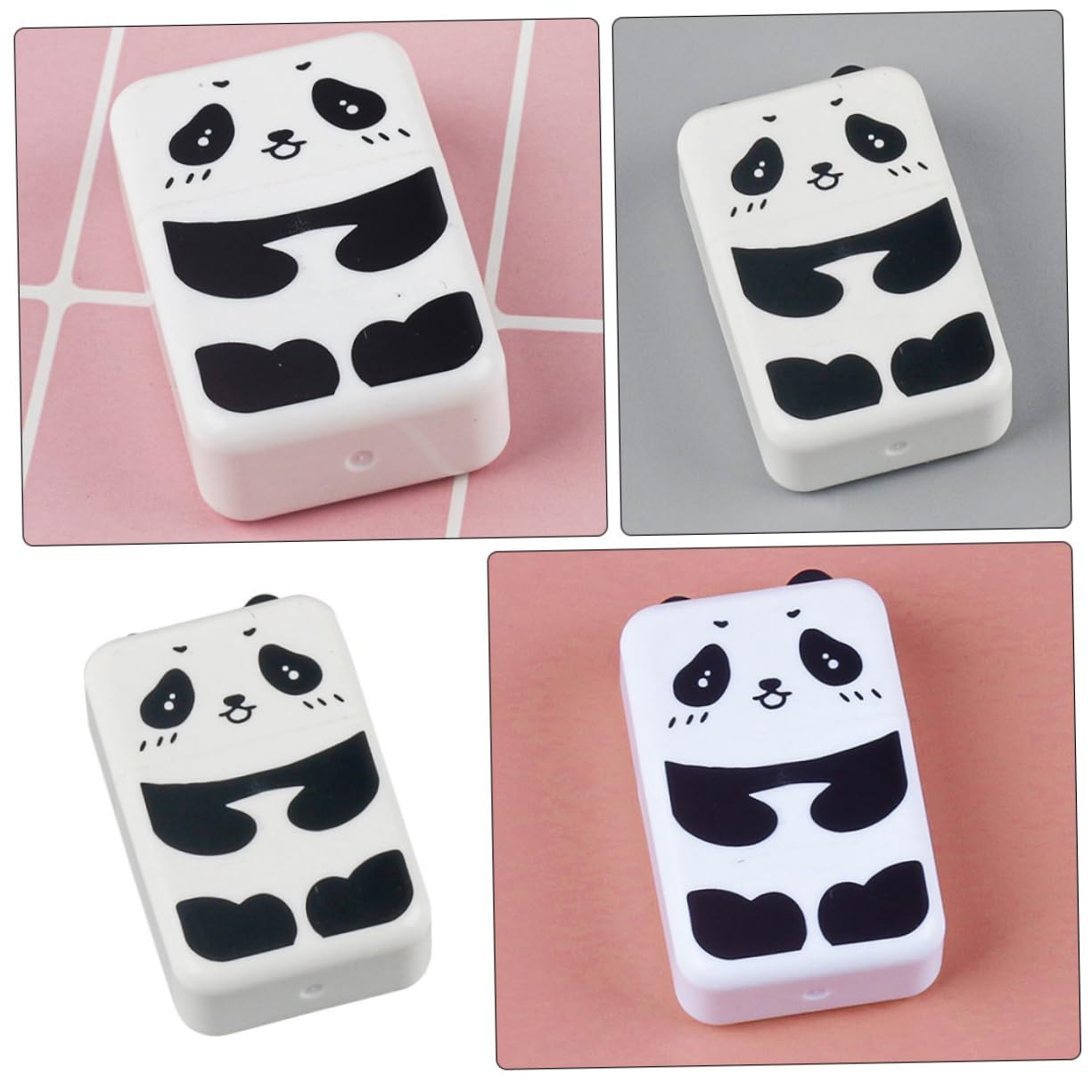 SHINEOFI 5 Sätze Panda Radiergummis Multifunktionale Radierer Für Bleistiftzeichnungen Süßes Schulbedarf Für Kreative Anwendungen 10 Stück * 5