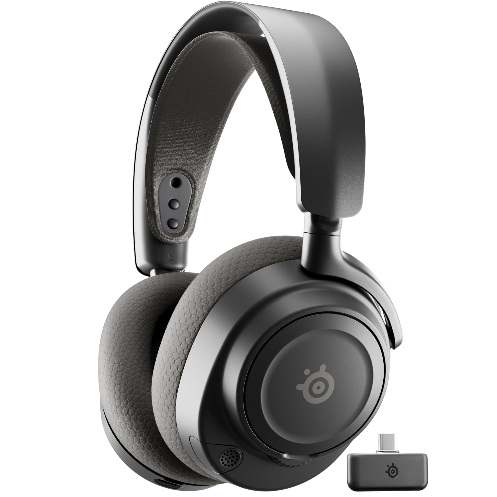SteelSeries Arctis Nova 7P Wireless Gen2 Auriculares gaming multiplataforma -Control de app en tiempo real -Más de 50 horas -Controladores magnéticos de neodimio -2,4 GHz y Bluetooth -PC,PS5,Switch1/2
