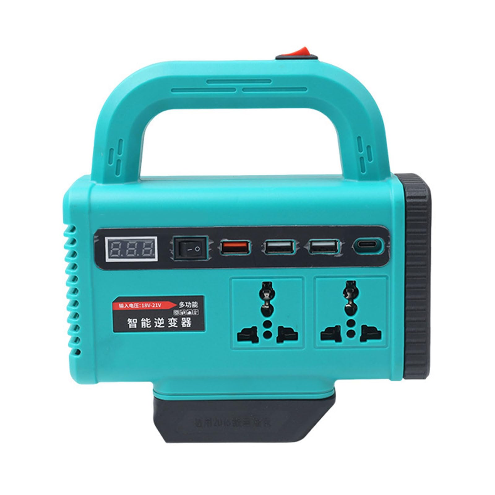 Yjcnelcr Light Dc18v-21V To Ac180v-220V Efficient Power Inverters 120W For Camping Travel And Emergencies Power Needs Conversion Emergencies Needs