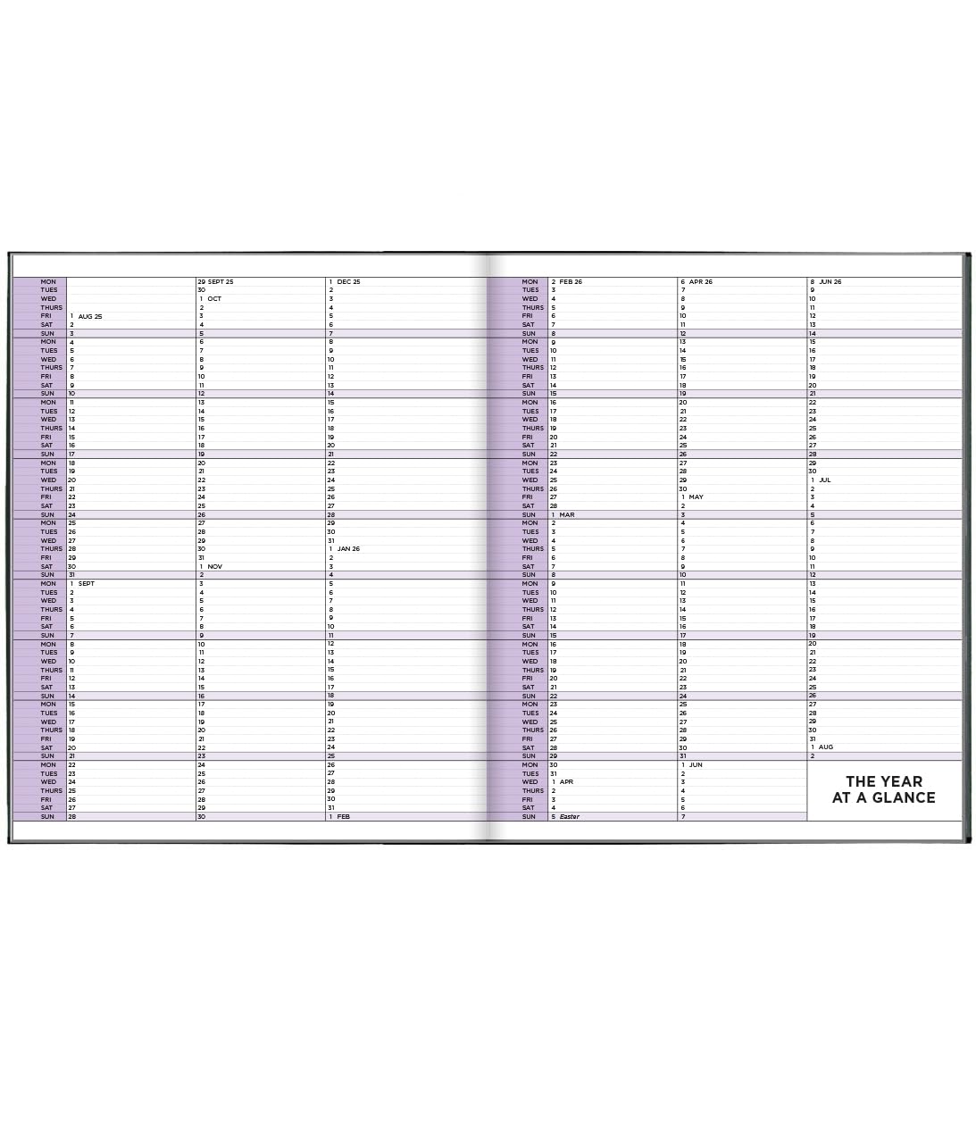 Academic Diary 2026-2027 A5 page a day by Pirongs, Bright Blue - Image 4