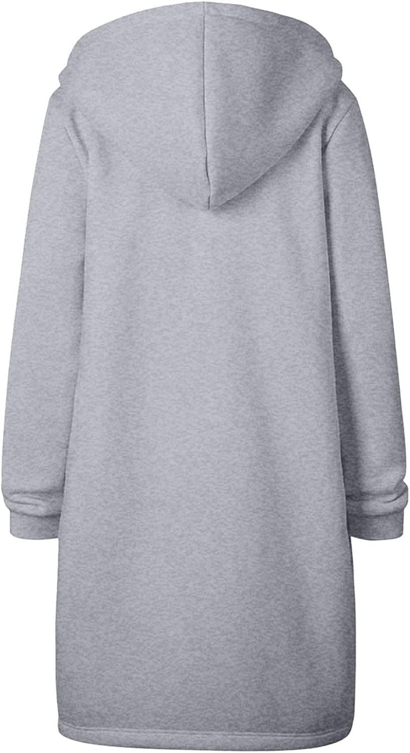 Women Casual Warm Color Zipper Hooded with Drawstring Long Sleeve Warm Lightweight Jacket Women plus : Sports & Outdoors