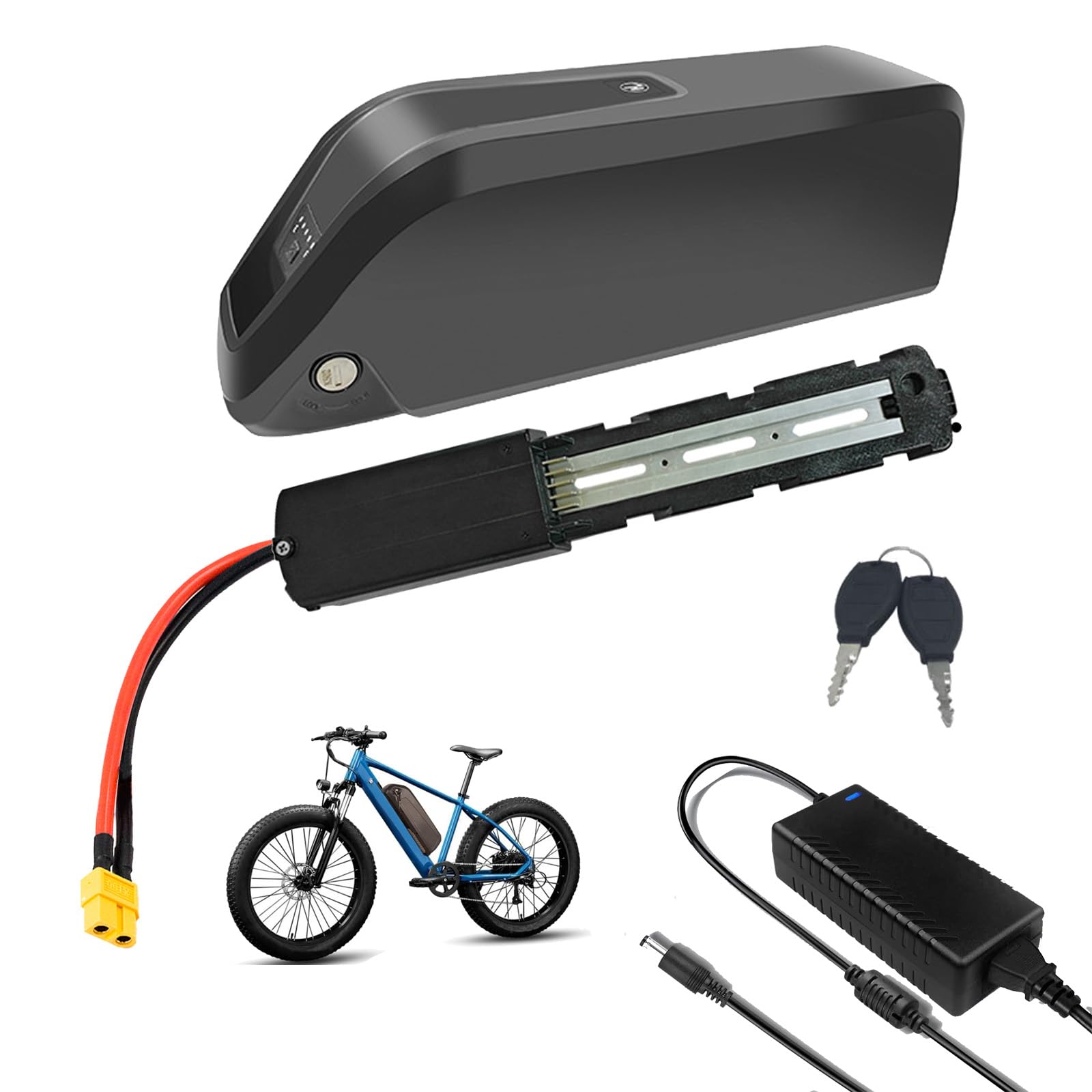 Batería para tubo diagonal de bicicleta eléctrica que soluciona la falta de autonomía urbana
