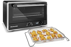 KitchenAid Digital Countertop Toaster Air Fryer Oven - KCO124BM, Black Matte