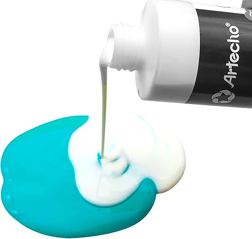 Miniatura 2 de Artecho Pouring Effects Medium 8oz  8.0 fl oz, medio acrílico para pintura acrílica, diluyente de pintura acrílica premium