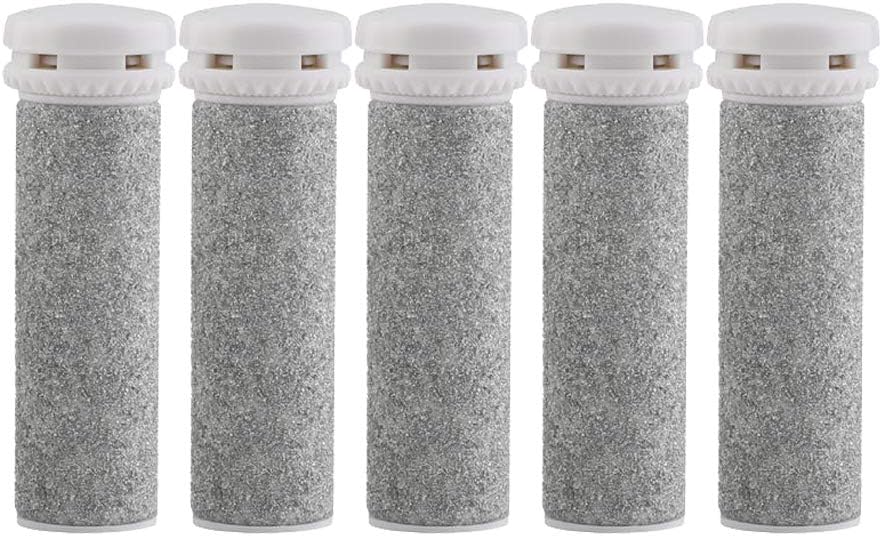 Super Coarse Replacement Refills Rollers Compatible with Emjoi Micro-Pedi Callus Remover (5 PACK-Sliver)