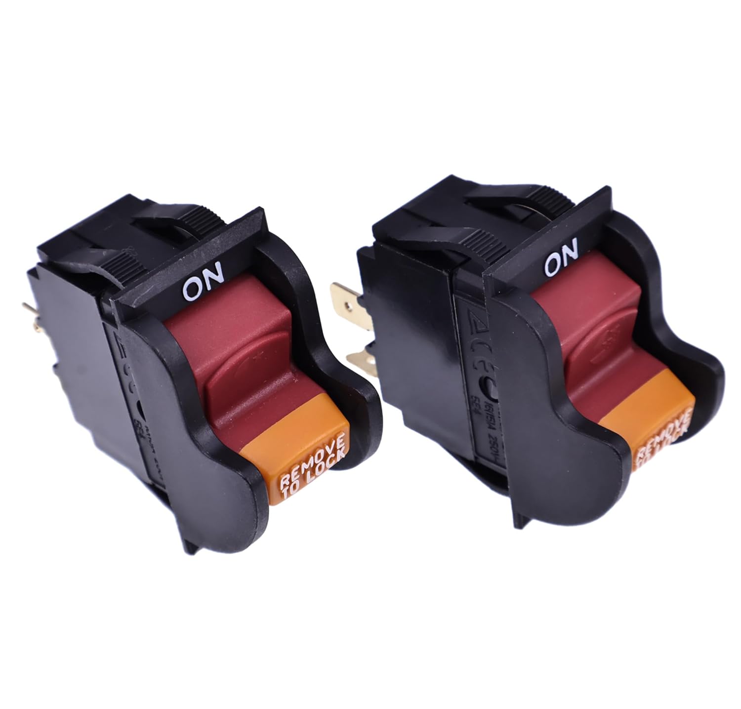 IEQFUE 2PCS Electric SW7A On-Off Table Saw Toggle Switch 489105-00 Compatible with Delta 11-900 31-120 Ryobi 46023 760271017 Craftsman OR90037 Drill Press 34-670 Hitachi Jet Grinder Sander Tile Saw