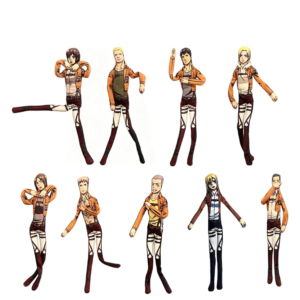 Jilijia Anime Annie Leonhart Plush Funny Twistable Pillow Soft Stuffed 28CM