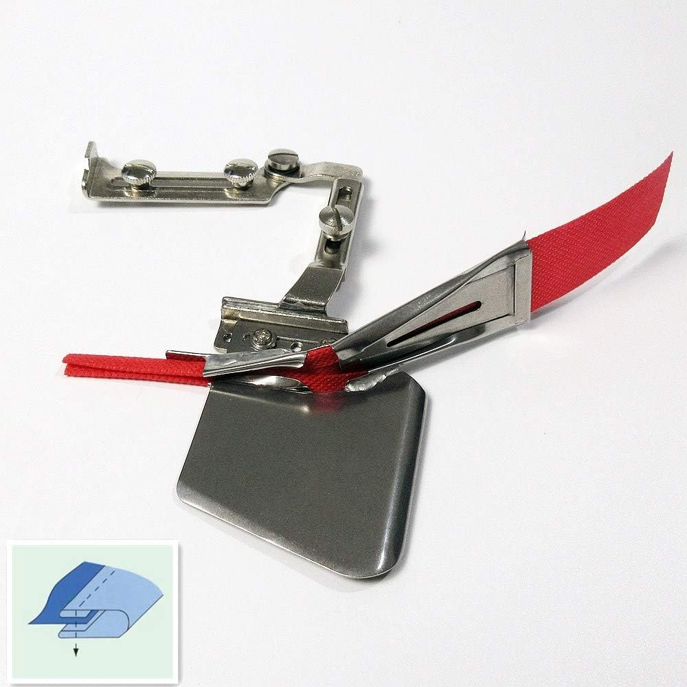 Swing Away Double Fold Binder for Juki Ddl-555 8500 8700 9000 Singer Brother++ (Tape Cut Size :2" (50mm))