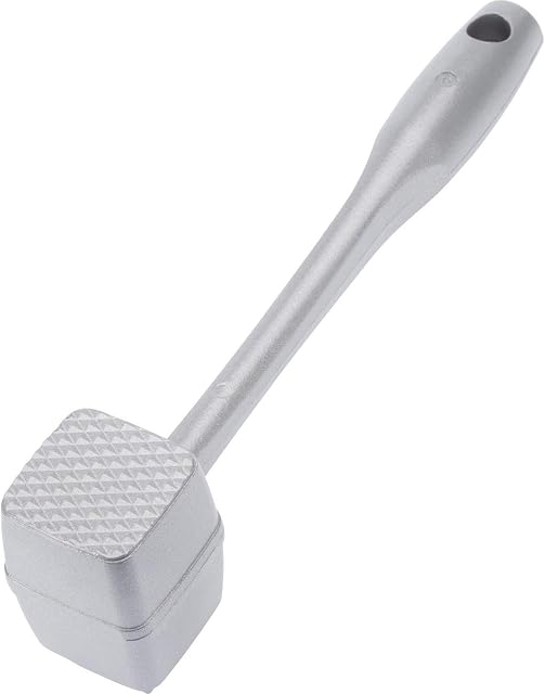 Westmark Meat Hammer, Length: 24 cm, Aluminium, Special Food-Safe Coating, Robusto Spezial, Silver, 62002260