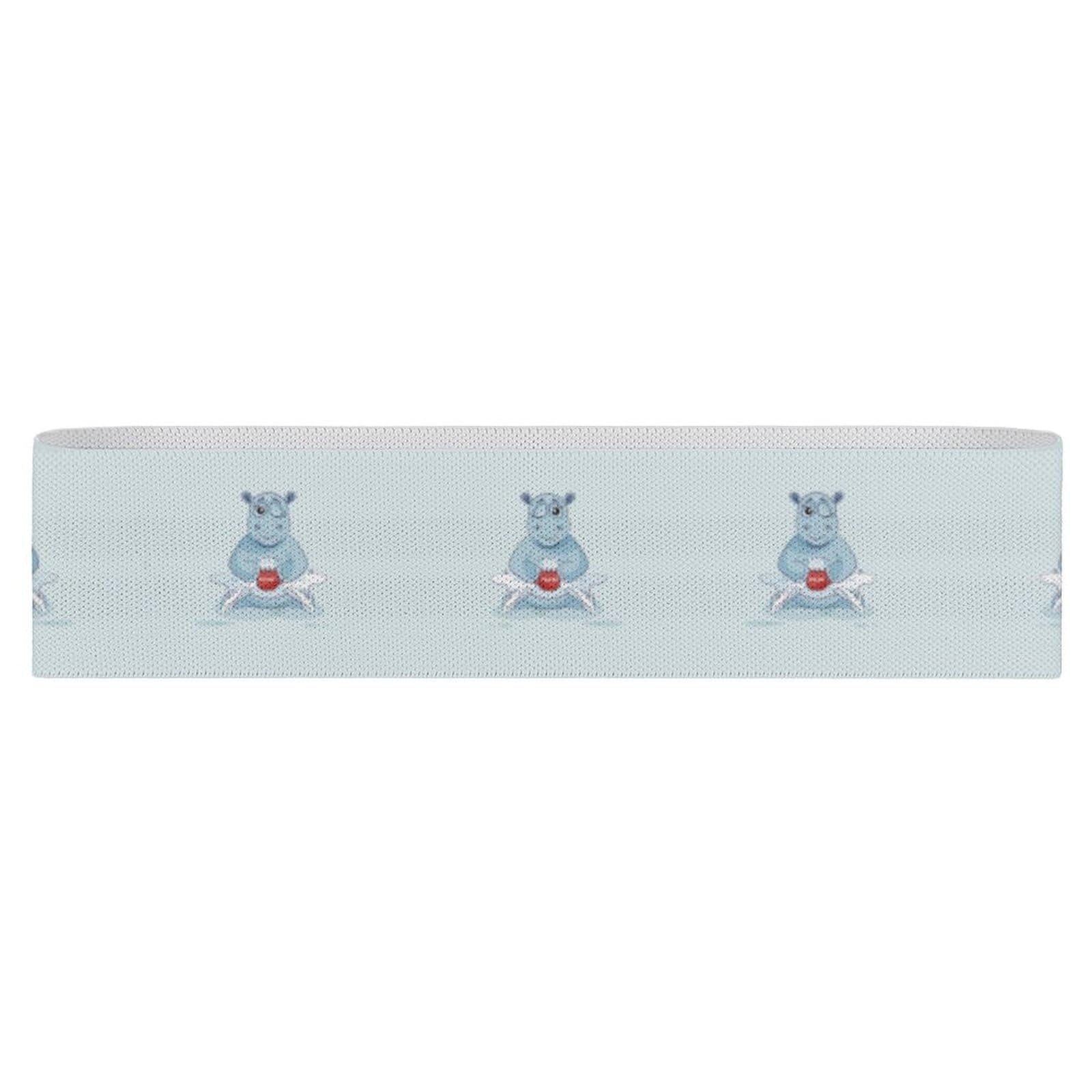 Funny Ballet Hippo Resistance Bands Yoga Straps for Stretching for Pilates Workout Bands for Home Gym