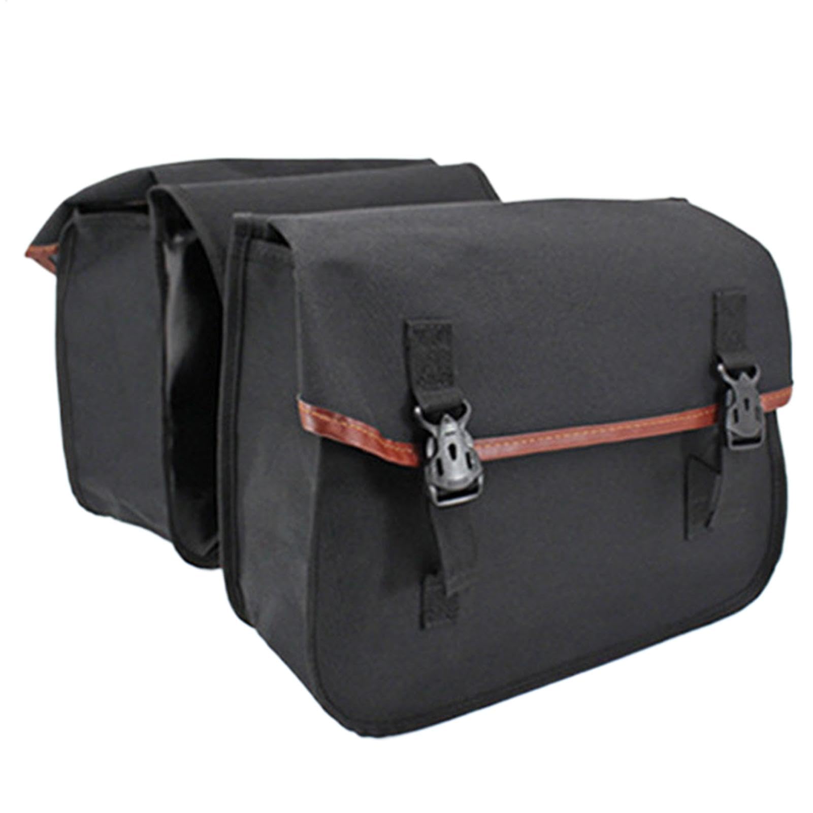 Bolsas de sillín para motocicletas | Alforjas de almacenamiento de gran capacidad resistentes al agua para accesorios de motocicleta