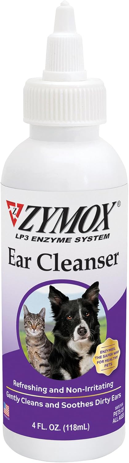 Zymox Ear Cleanser Answer for Canine and Cats, 4oz