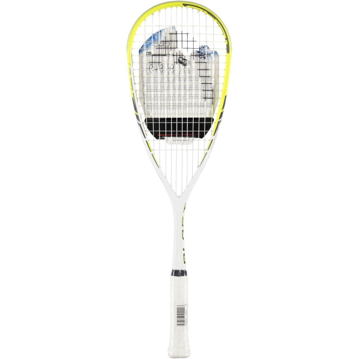 Head Micro Gel Blast Squash Racquet (White/Lime)
