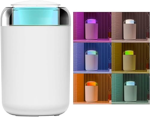 Humidificador de dormitorio, humidificador extra grande de niebla fría de 1.2 L, humidificador para dormitorio, sala de estar, plantas de bebé, luz