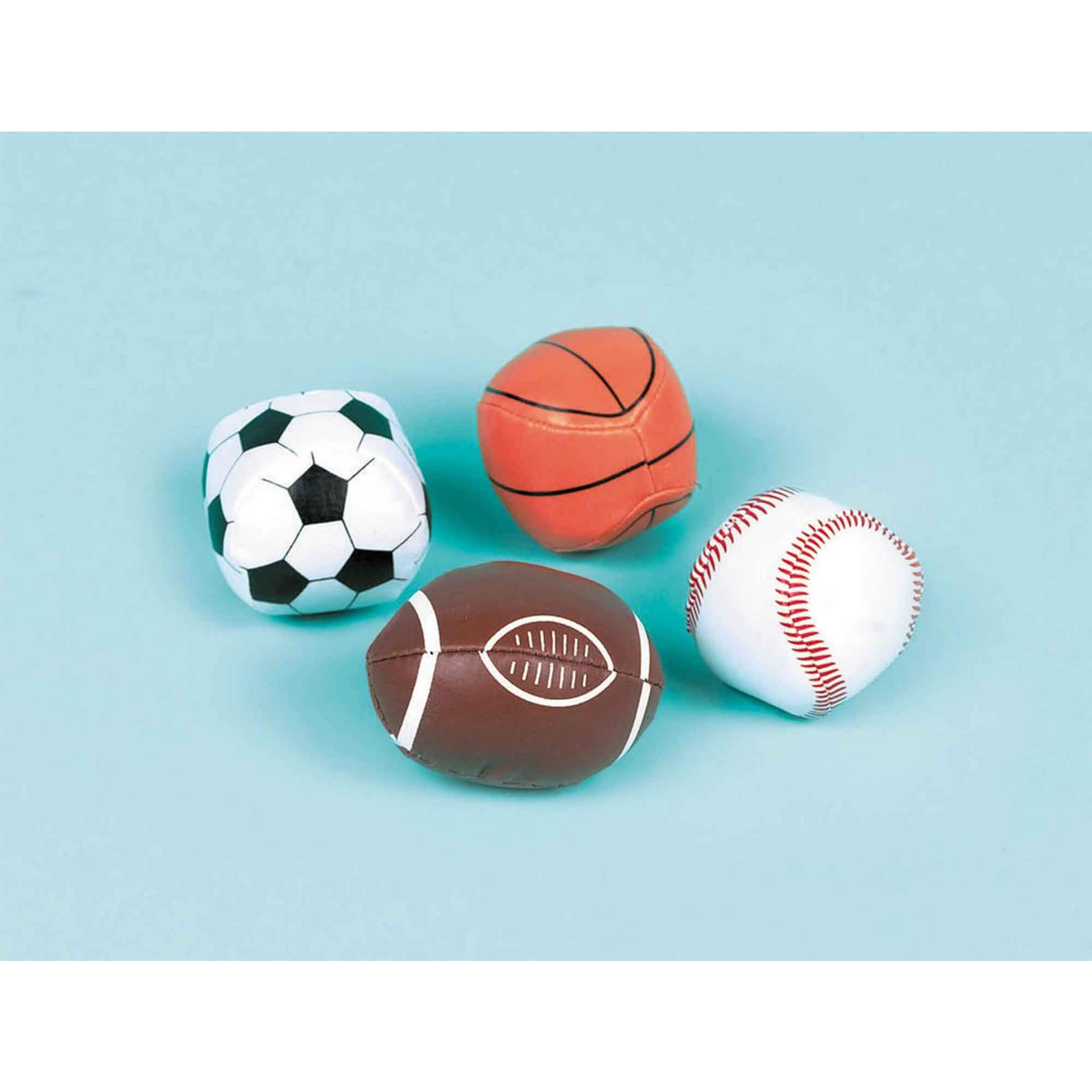 Assorted Sports Ball Squishy Foam Favors - 2