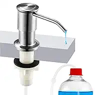 One Sight Soap Dispenser for Kitchen Sink and Extension Tube Kit, Kitchen Dish Soap Dispenser Pump With 47" No-spill Extension Tube Connects Directly To Soap Bottleand