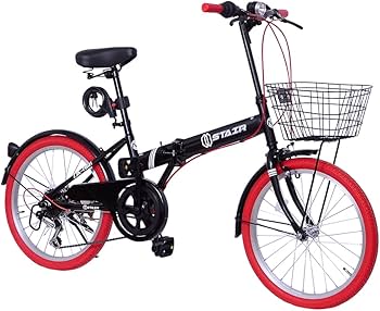 折りたたみ自転車 20インチ レッド 6段変速　新品未使用 Amazon | FILA(フィラ) 20インチ6段変速折りたたみ自転車 FL-206TE