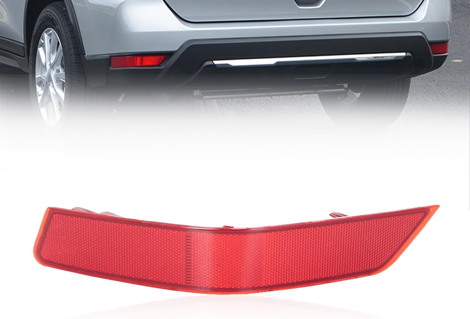 Rear Bumper Marker Reflector Brake Light For Nissan Rogue 2017-2020 Without Bulb 7426897731811 Left&Right