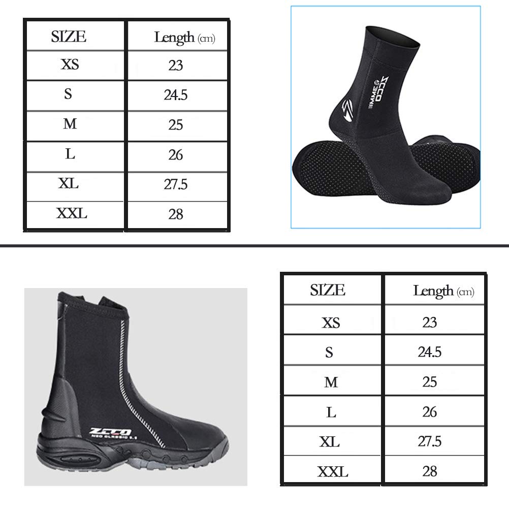 Buty do nurkowania 5 mm Skórki 3 mm Skarpetki Zestaw pianek neoprenowych, wysoka elastyczność Utrzymująca ciepło Wodoodporny Do noszenia dla mężczyzn i kobiet Surfowanie Pływanie, Różowy 1, S