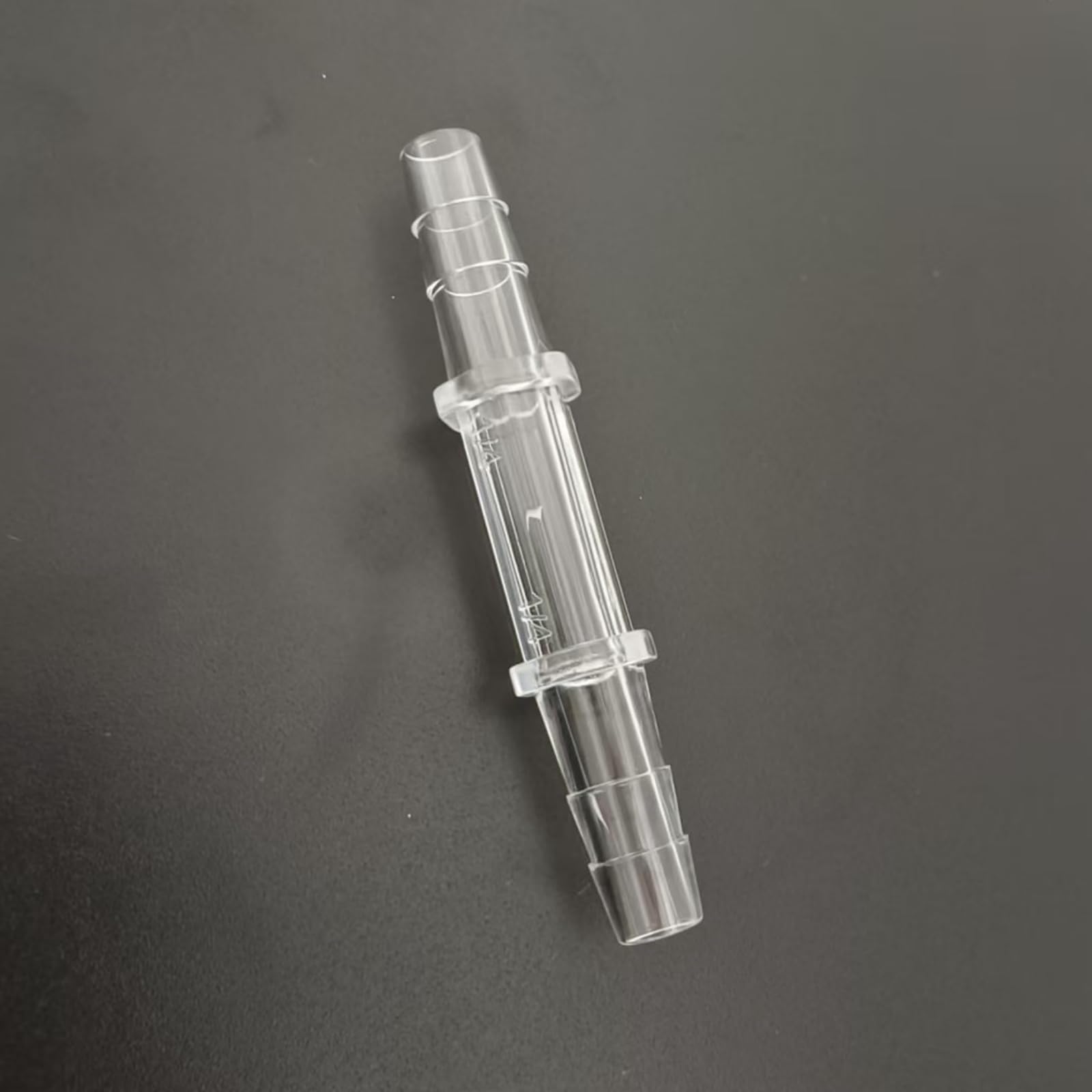 Raccords de Tuyau en Plastique PP, 2 Paquets raccords barbelés égaux PC réutilisables for Utilisation Alimentaire et Laboratoire | 6.4mm 1/4inch