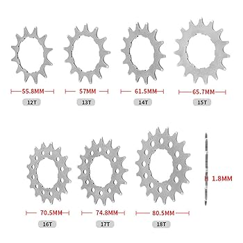 廃盤　クリスキング　シングルコグ　18T Chris King Stainless Steel Cog: Single speed 18t MINT - Bike