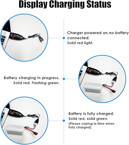 Miniatura 5 de URGENEX Batería de iones de litio de 11.1 V 3000 mAh para R608 sin escobillas RC Boat 15C 3000mAh Batería RC de alta capacidad con enchufe T estilo