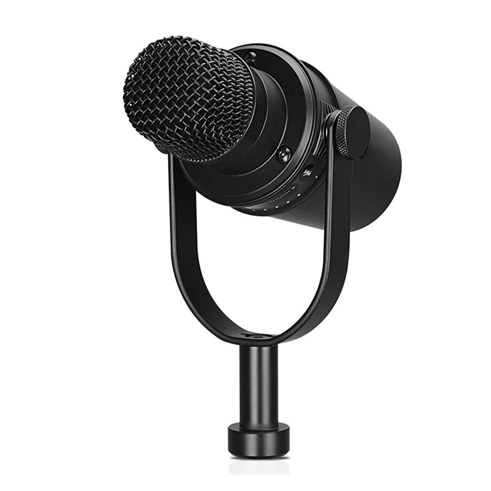 Microphone MV7 USB en métal avec sortie casque pour studio de doublage