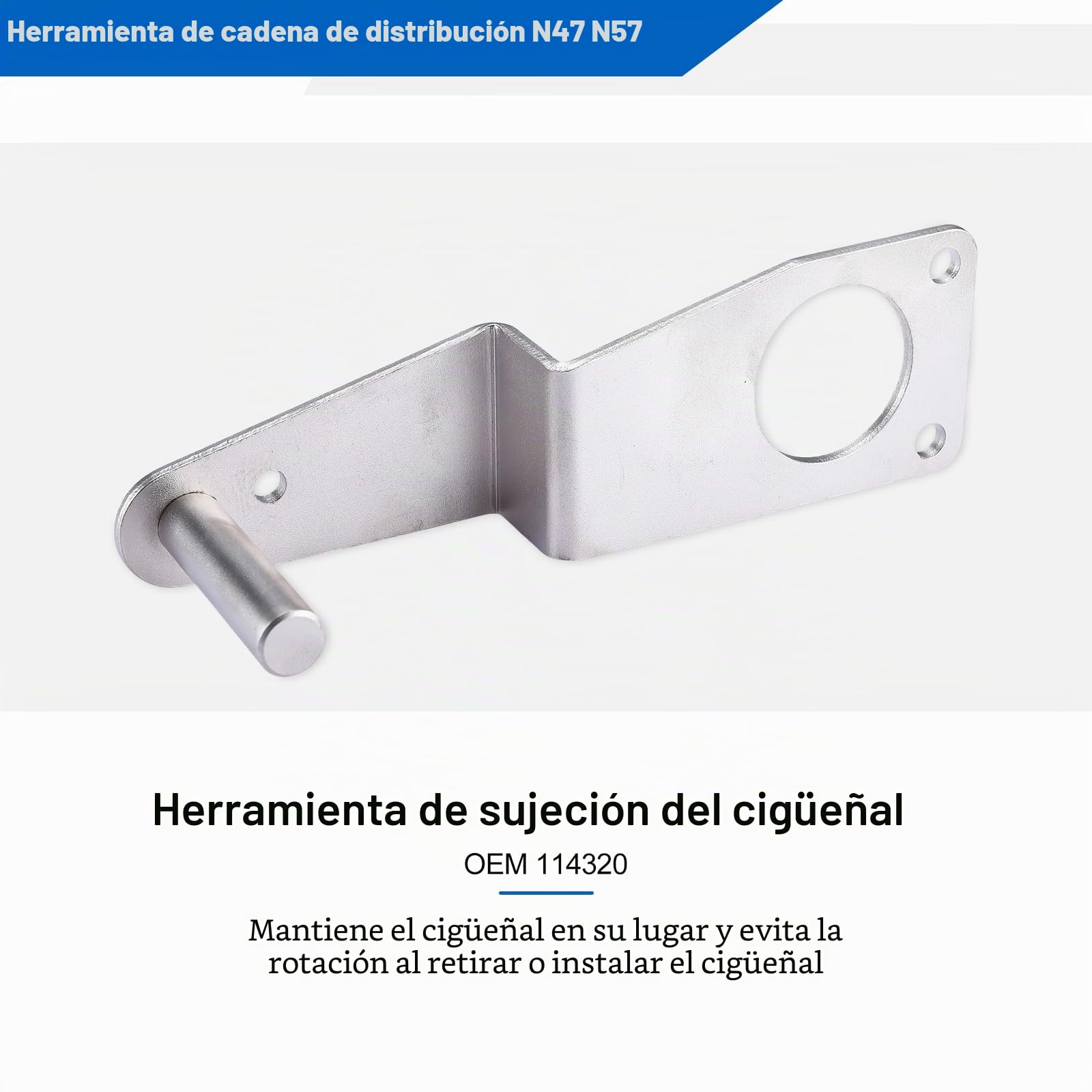FreeTec 8pzs Kit Calado Distribución, Herramienta Cadena Distribución Motor Diésel, Utiles Calado Bloqueo Árboles de Levas Volante Motor Bomba de Combustible para BMW N47 N47S N57 N57S 320d 1.6 2.0