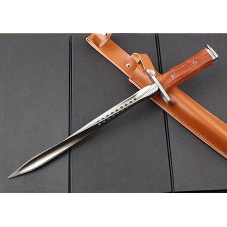 Sehr Seltenes Extremst 3 Klingen Ak 47 Cccp Bajonett Kampfmesser Jagdmesser Hirschfanger Saufanger Saufeder Vorsicht Extreme Spitze Und Scharfe 3 Klingen Amazon De Baumarkt