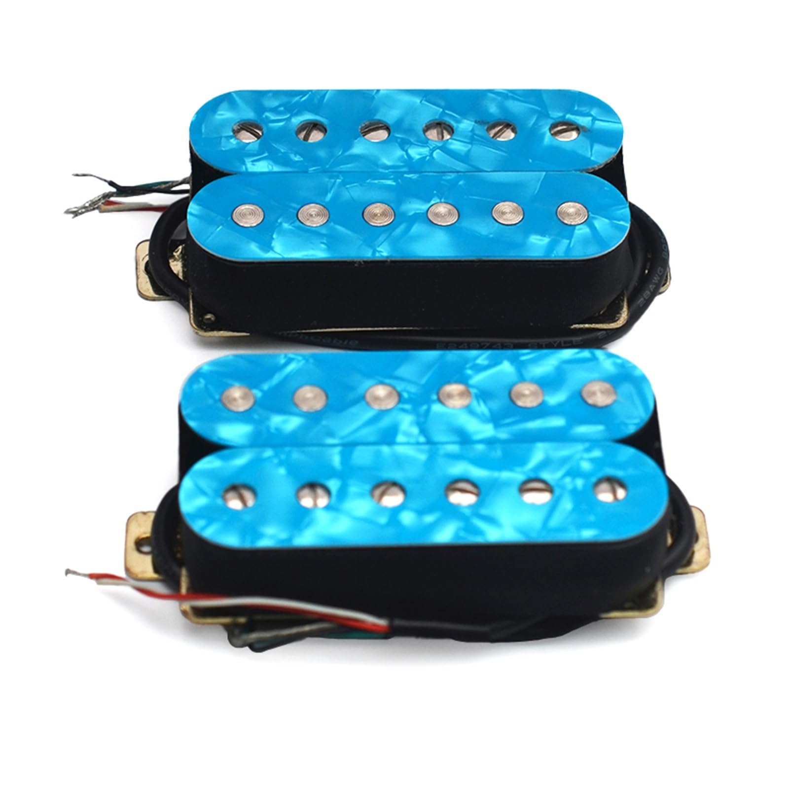 Pickup Gitary Elektrycznej 6-strunowa gitara elektryczna Humbucker regulowana śruba podwójna cewka cewka gitarowa rozdzielająca przetwornik(Neck and Bridge)