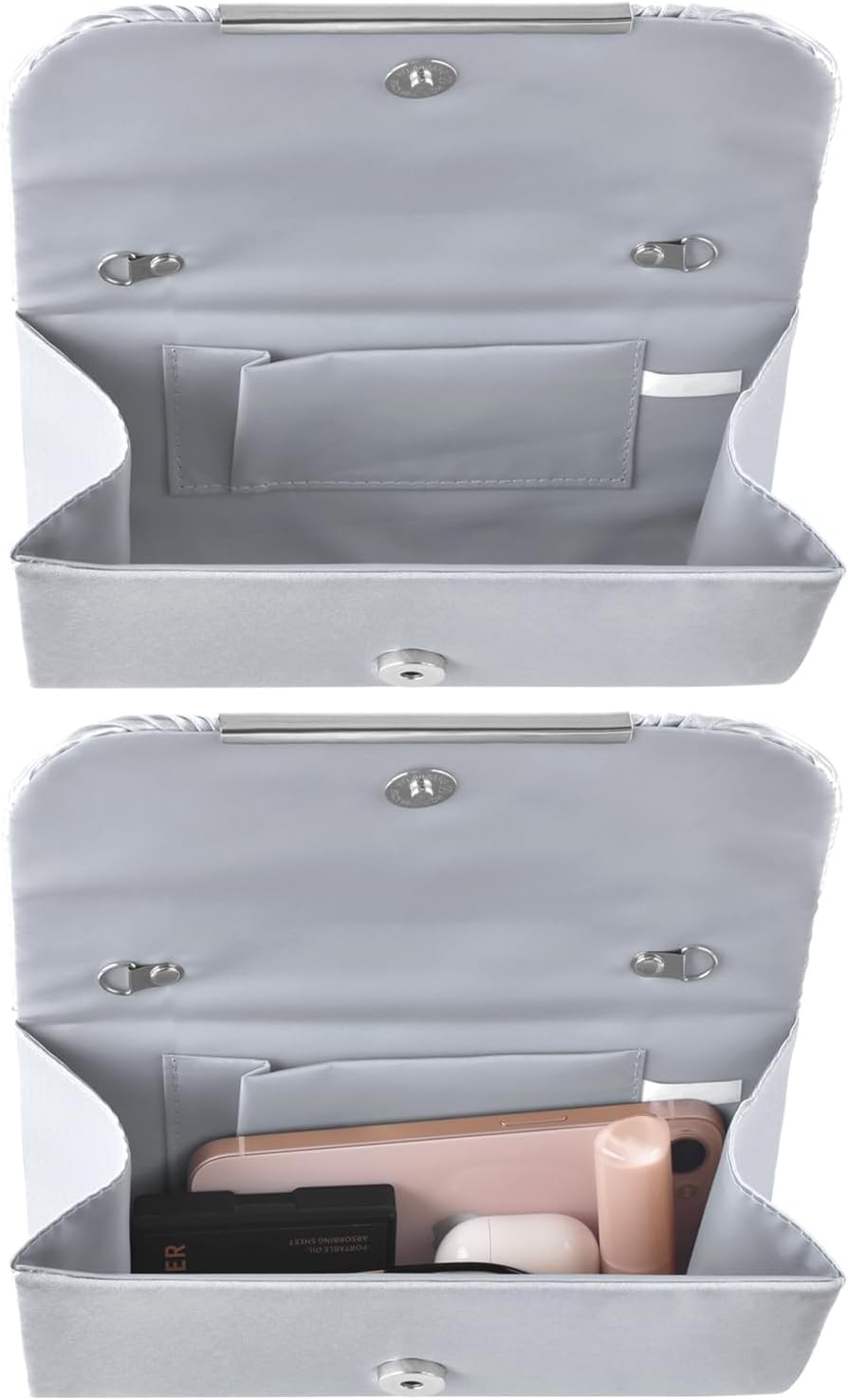 TINDTOP Clutch Purses for Women Evening Handbags for Formal Wedding Party Cocktail Prom Crossbody Shoulder Envelope Bag - Image 2