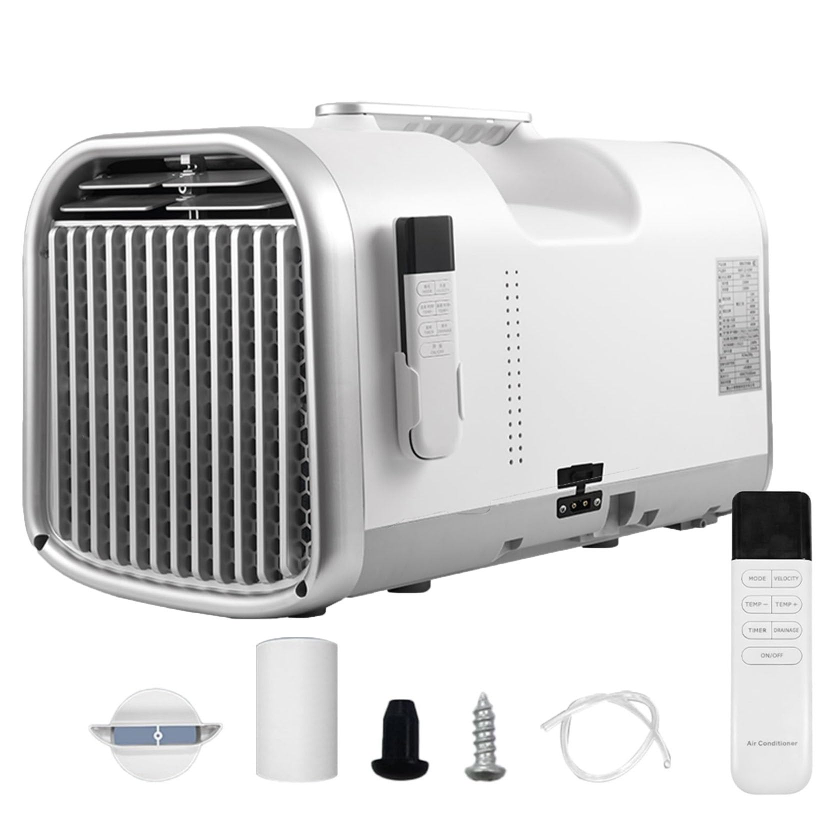 ZHIXUMM 4400 Btu/5100 Btu Portable Camping Air Conditioner A