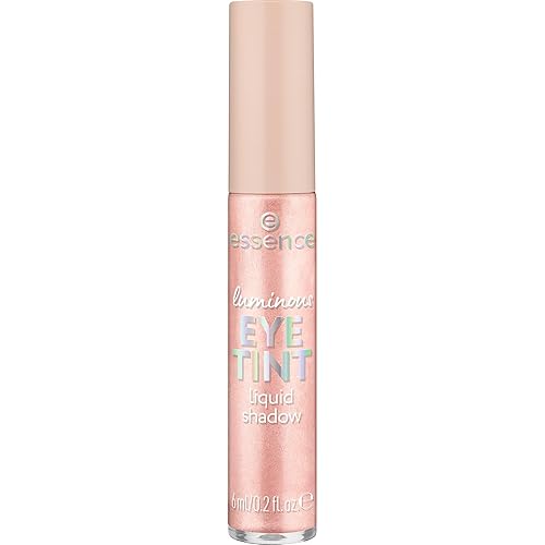 essence Sombra líquida luminosa para tinte de ojos  Se seca como un polvo con un acabado brillante y a prueba de manchas  Vegano y libre de crueldad