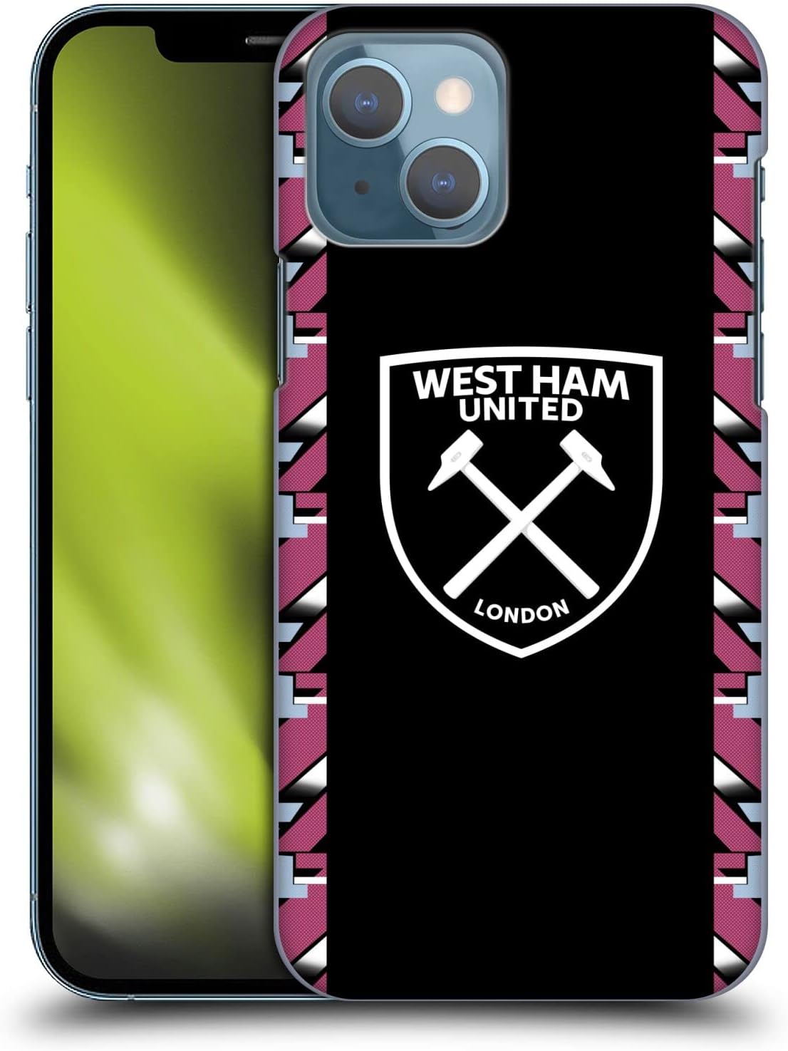 Head Case Designs Officially Licensed West Ham United FC Home 2022/23 Crest Kit Hard Back Case Compatible with Apple iPhone 13