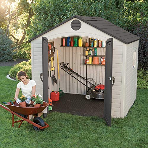 Store More Lifetime 8 x 5ft New Edition Heavy Duty Plastic Shed