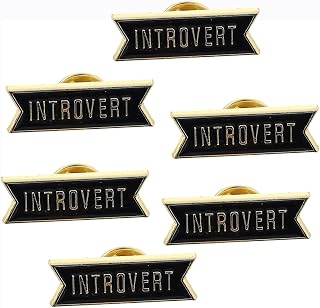 Introverted Enamel Elegant brooches and pins for women and Men Role-playing gold brooch，6 Pcs