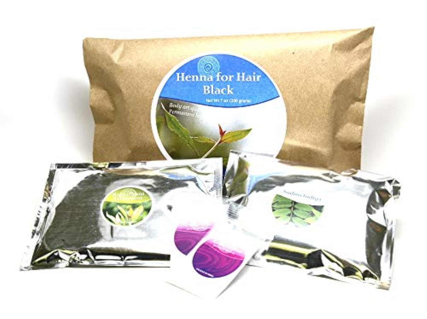 Ancient Sunrise Henna For Hair Black kit PPD free hair dye PPD free hair color