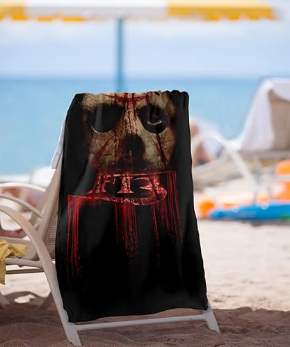 Miniatura 2 de LOGOVISION Friday The 13Th - Toalla de playa con póster de Remake de 30 x 60 pulgadas