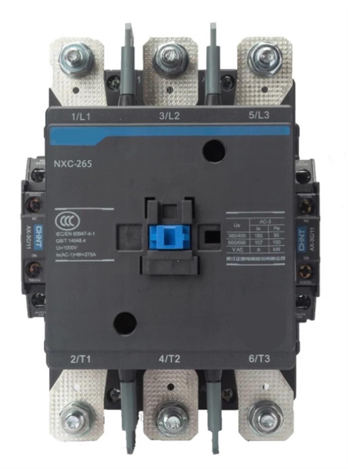 Contactor NXC-265 trifásico de alta resistencia con relé térmico AC 127V