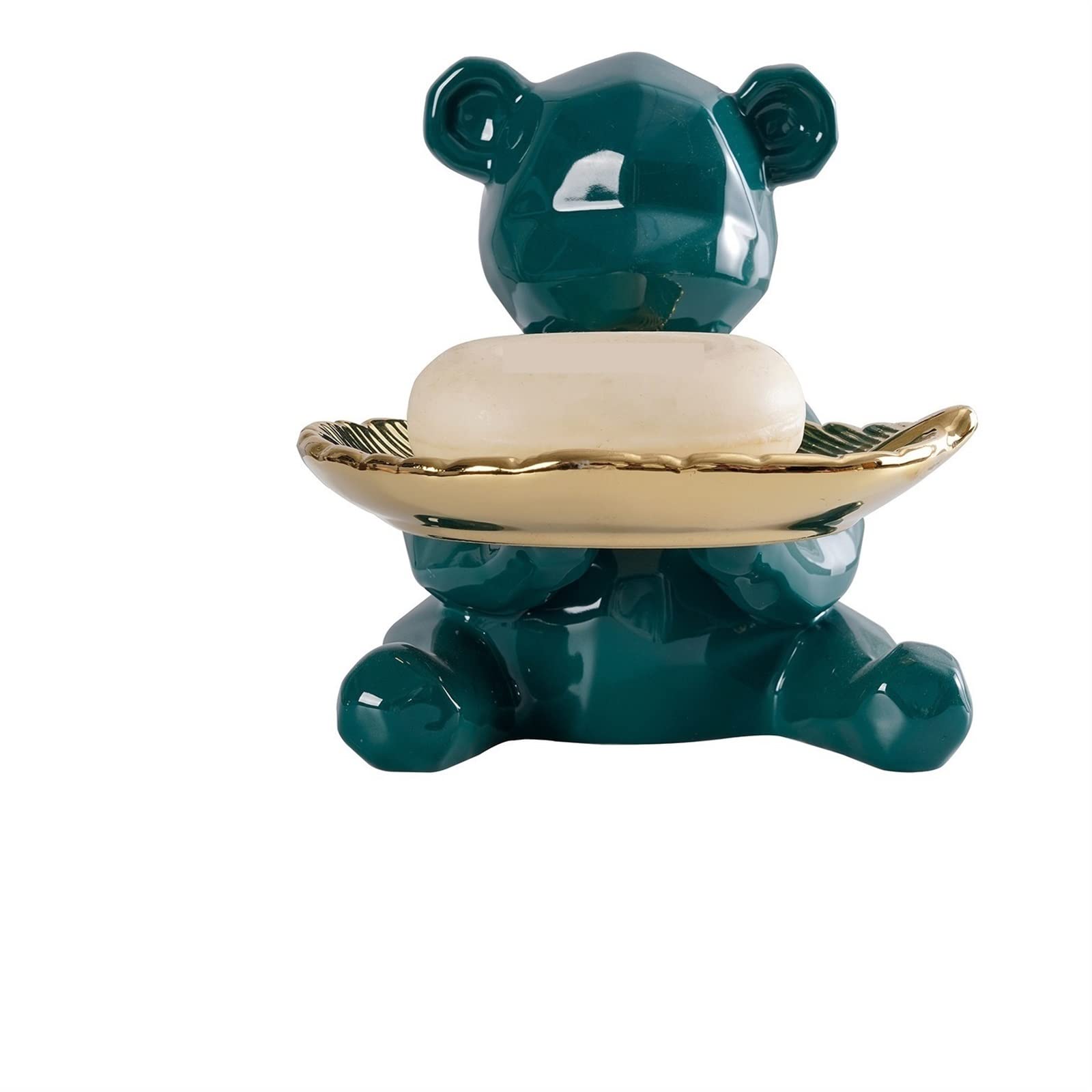 JINGYAN Soap Dishes Ceramic Soap Rack Jewelry Tray Home Decor Dishes
