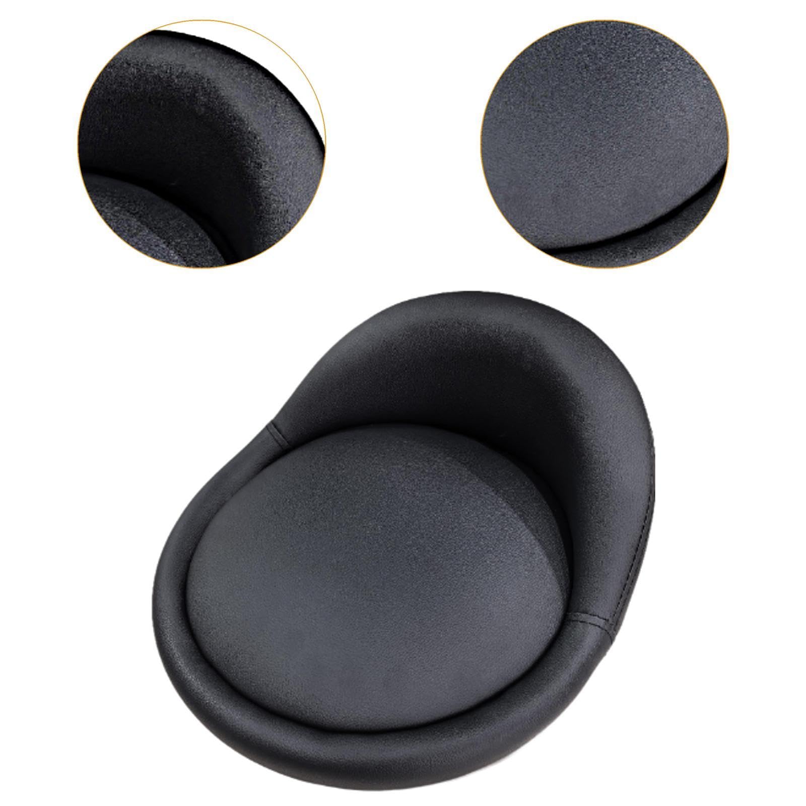 Coussin De Siège Rond En PU Pour Tabouret De Bar - Rembourré, Facile à Nettoyer, Remplacement Idéal - 11