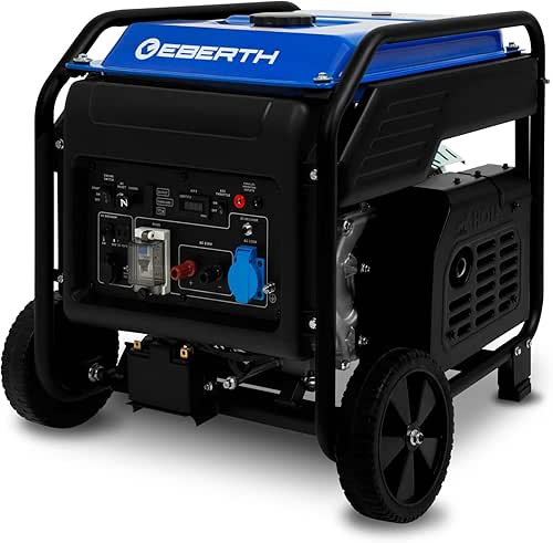 EBERTH 7500 Watt Groupe electrogene Silencieux, Generateur electrique Inverter avec