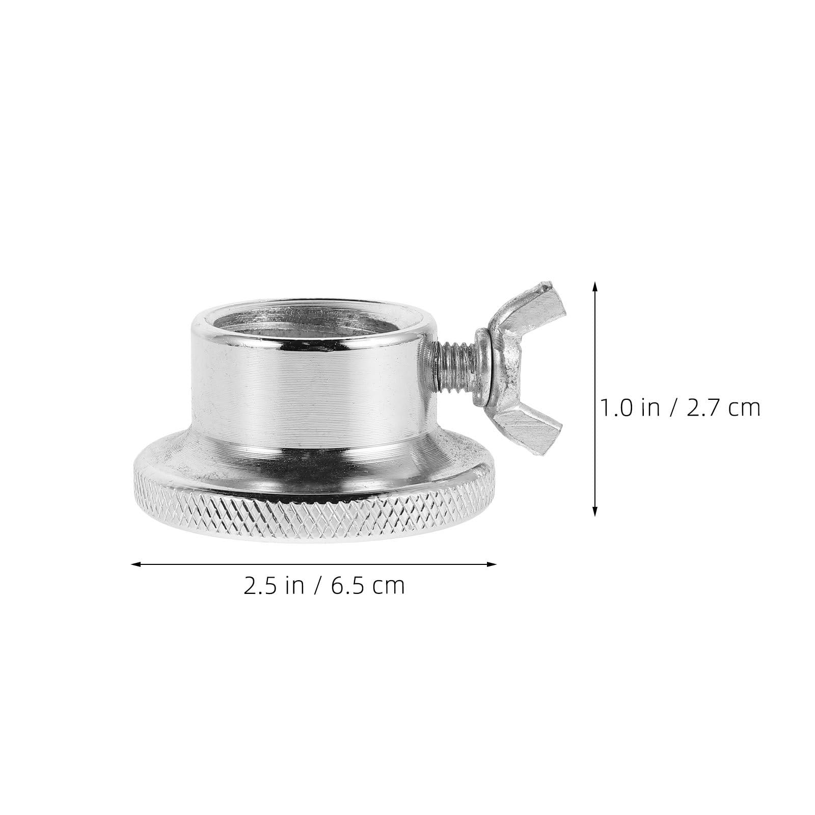 ifundom 4 Abrazaderas para Mancuernas con Cierre Giratorio, Antiaflojamiento, Accesorios para Barra, Tuercas de Fijación de Tornillos para Pesas Ajustables, Entrenamiento de Fuerza de 28 Mm.