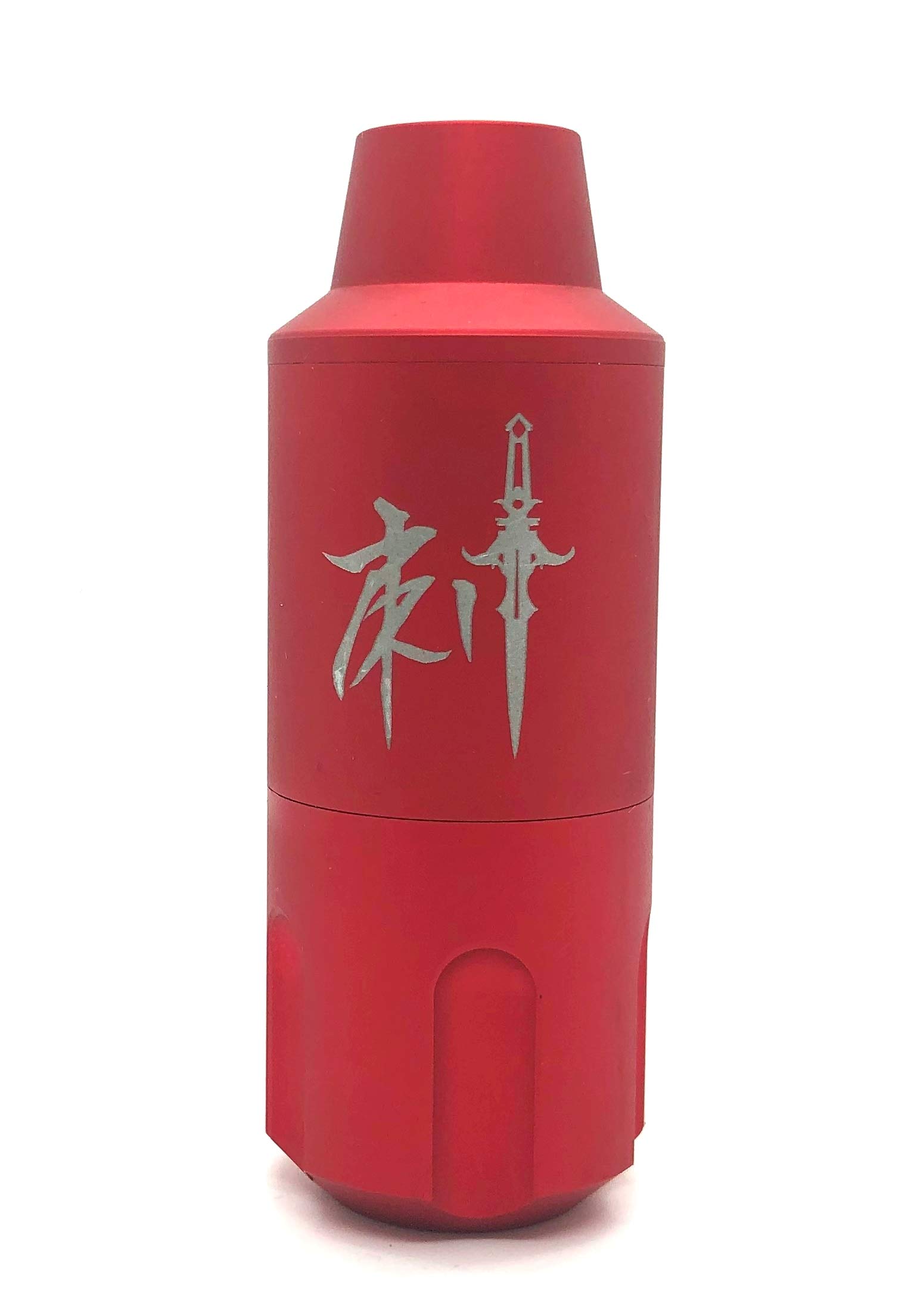 DGT Cartridge Rotary Tattoo Machine Pen with with Japanese Brushless Motor and Machine cord (Red)