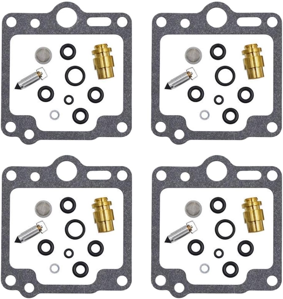 4Sets Motorcycle Carburetor Rebuild Repair Tools Kit Compatible With Automotive Motorcycle Parts XJ700X MAXIM X XJ750 FJ1100 FJ1200 XJ700