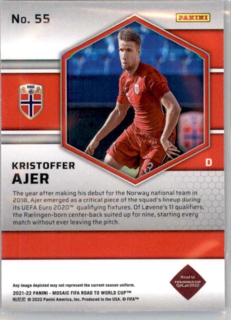Amazon.com: 2021-22 PANINI MOSAIC FIFA #55 KRISTOFFER AJER NORWAY