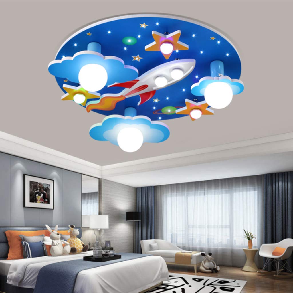 Lámpara De Techo Habitación Infantil Lámpara De Techo LED 35W Universo Creativo Cielo Estrellado Luces De Techo Ø61cm Regulable Con Control Remoto Dormitorio De Niños Y Niñas Lámpara