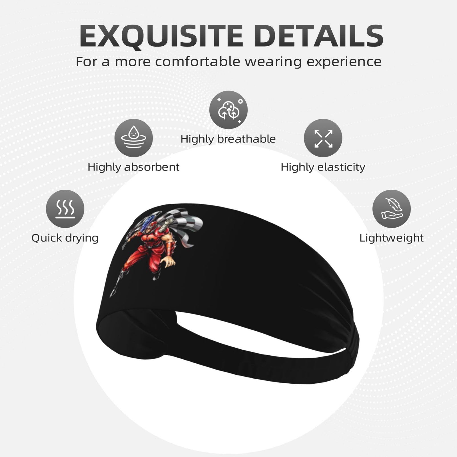 Amazon.co.jp: キン肉マン ターバン ヘアバンド ヘッドバンド 汗