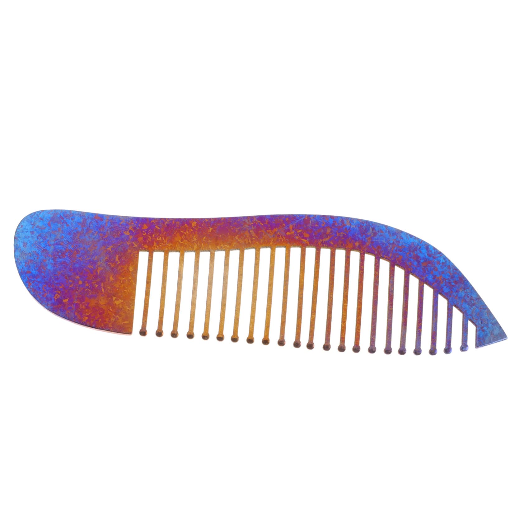 Didiseaon 2pezzi Pettine Titanio Antistatico e Portatile Per Parrucchieri e Domestico Design Ergonomico Per Styling Facile e Sicuro