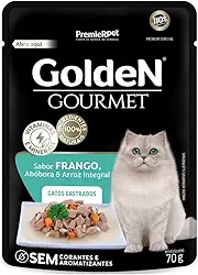 GoldeN Gourmet Gatos Castrados sabor Frango 70g